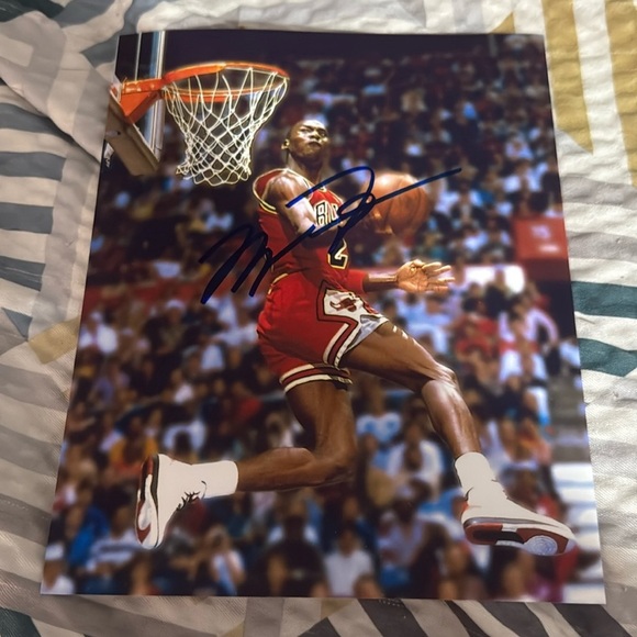 Michael Jordan autographed 8x10 photo - Picture 1 of 1